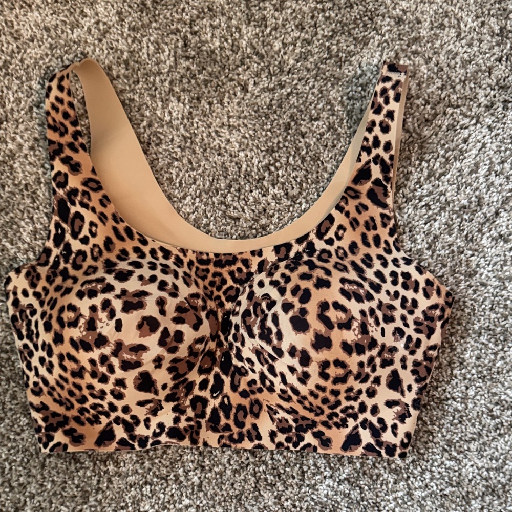 Leopard Print Women's Bra